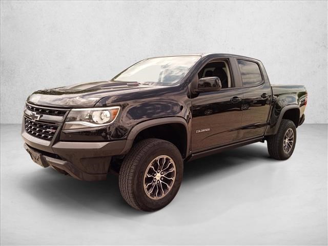 Black 2018 Chevrolet Colorado ZR2 Crew Cab 4WD Pickup Truck Four-Wheel Drive 6-Speed Automatic