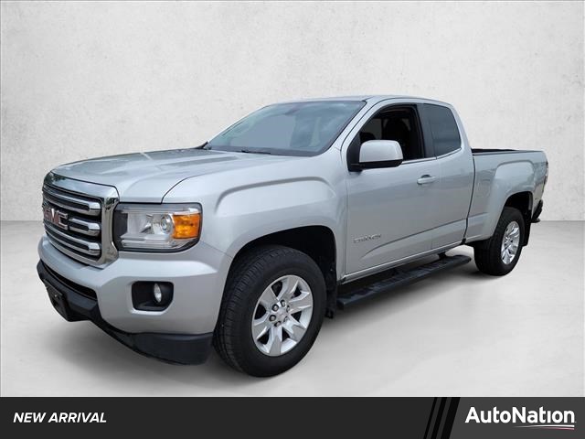 Quicksilver Metallic 2018 GMC Canyon SLE Extended Cab RWD Pickup Truck 4X2 8-Speed Automatic