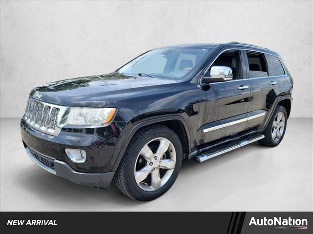 Brilliant Black Crystal Pearl 2011 Jeep Grand Cherokee Overland SUV / Crossover 4X2 5-Speed Automatic