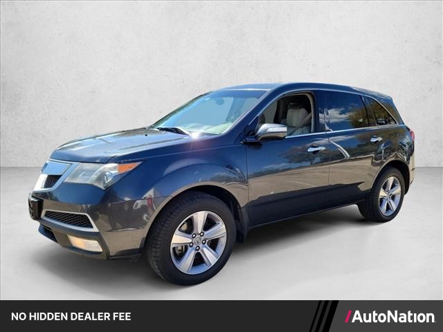 Silver/Gray 2013 Acura MDX SUV / Crossover All-Wheel Drive 5-Speed Automatic