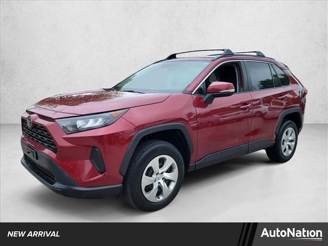 Red (Ruby Flare Pearl) 2019 Toyota RAV4 LE AWD SUV / Crossover All-Wheel Drive Automatic