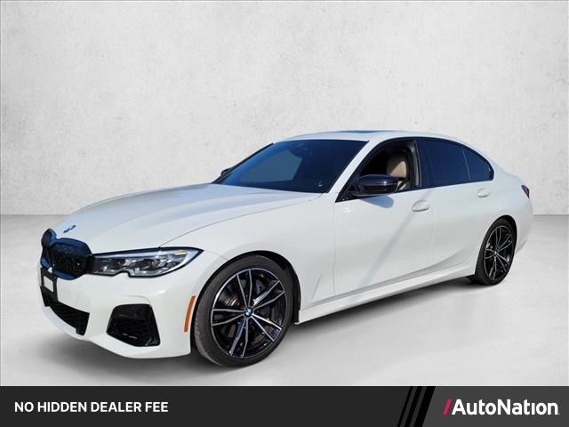 Alpine White 2021 BMW 3 Series Sedan Rear-Wheel Drive Automatic