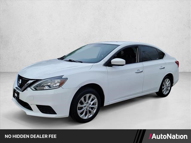 White (Fresh Powder) 2019 Nissan Sentra Sedan Front-Wheel Drive Automatic