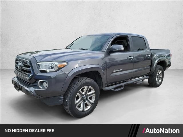 Magnetic Gray Metallic 2016 Toyota Tacoma Double Cab V6 Limited Pickup Truck 4X2 Automatic
