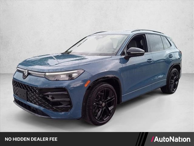 Monterey Blue Pearl 2025 Volkswagen Tiguan SE R-Line Black FWD SUV / Crossover Front-Wheel Drive 8-Speed Automatic