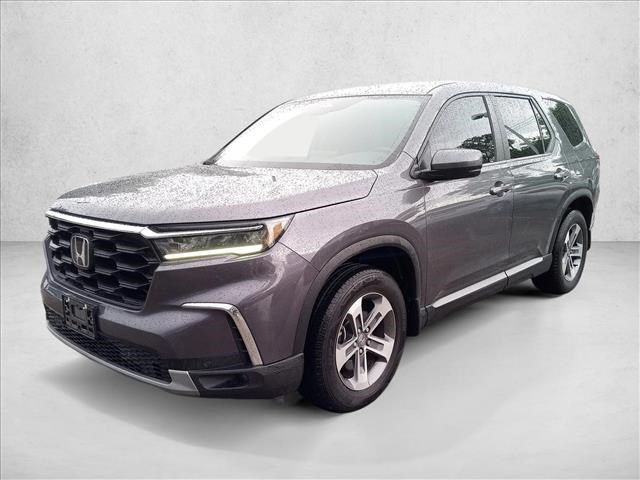 Gray 2024 Honda Pilot EX-L FWD SUV / Crossover Front-Wheel Drive Automatic