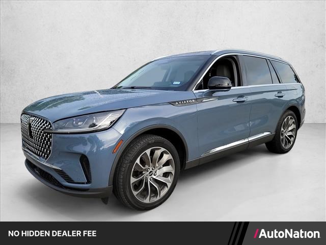 Whisper Blue Metallic Clearcoat 2025 Lincoln Aviator SUV / Crossover All-Wheel Drive Automatic
