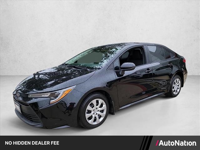 Midnight Black Metallic 2025 Toyota Corolla Sedan Front-Wheel Drive Automatic