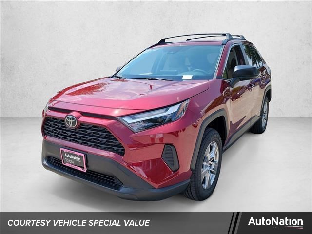 Red (Ruby Flare Pearl) 2025 Toyota RAV4 Hybrid LE AWD SUV / Crossover All-Wheel Drive Automatic