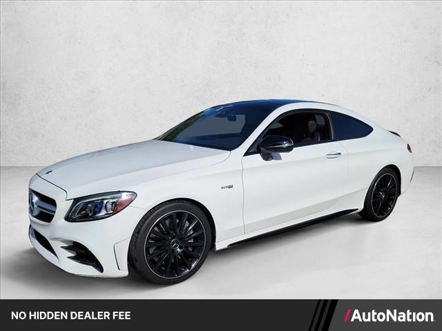 Polar White 2020 Mercedes-Benz C-Class Coupe All-Wheel Drive Automatic