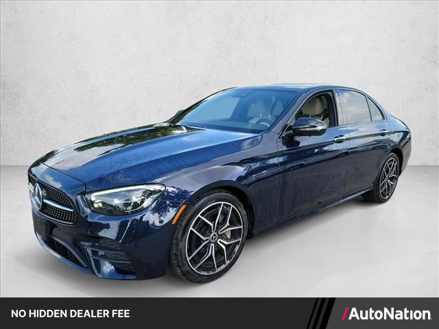 Nautical Blue Metallic 2022 Mercedes-Benz E-Class E 350 RWD Sedan Rear-Wheel Drive Automatic