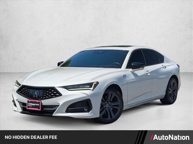 White 2023 Acura TLX Sedan All-Wheel Drive Automatic