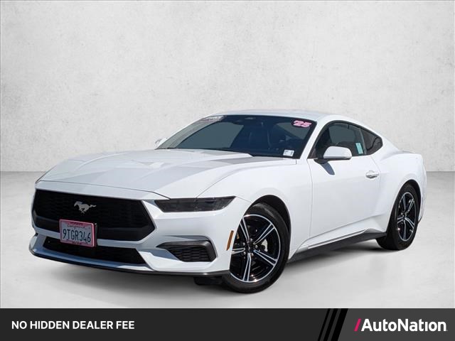 Oxford White 2025 Ford Mustang Coupe Rear-Wheel Drive Automatic