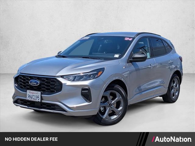 Iconic Silver Metallic 2024 Ford Escape SUV / Crossover Front-Wheel Drive 8-Speed Automatic