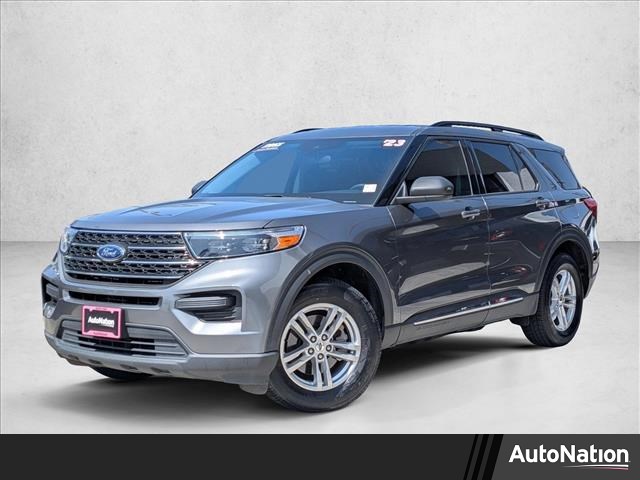 Carbonized Gray Metallic 2023 Ford Explorer XLT RWD SUV / Crossover Rear-Wheel Drive Automatic