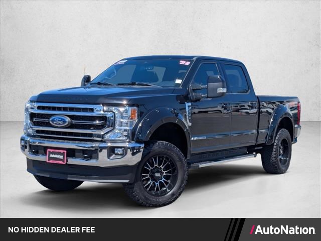 Agate Black Metallic 2022 Ford F-250 Super Duty Pickup Truck Four-Wheel Drive Automatic