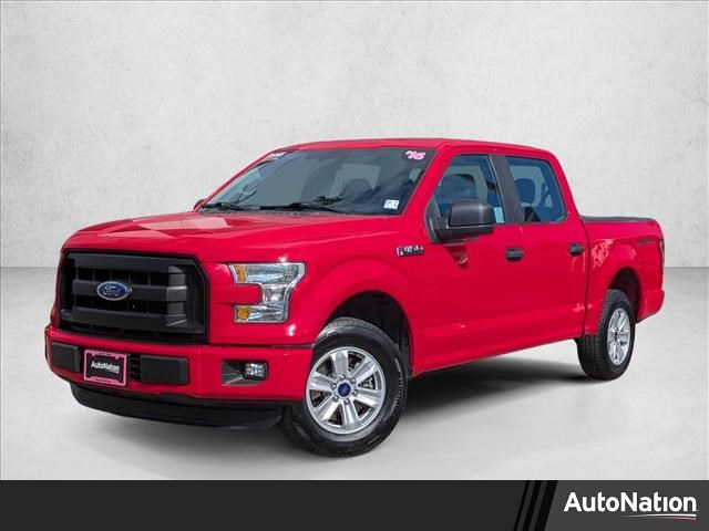 Race Red 2016 Ford F-150 XL SuperCrew Pickup Truck 4X2 6-Speed Automatic