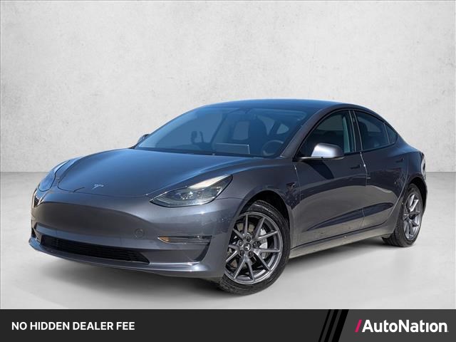 Silver/Gray 2023 Tesla Model 3 Sedan Rear-Wheel Drive Automatic