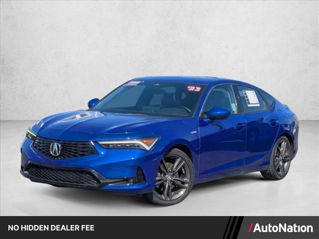 Apex Blue Pearl 2023 Acura Integra FWD with A-SPEC Package Sedan Front-Wheel Drive Automatic