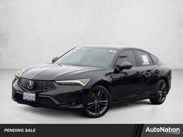 Black 2023 Acura Integra FWD with Technology and A-SPEC Package Sedan Front-Wheel Drive Automatic