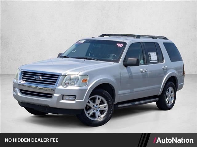 Brilliant Silver M 2010 Ford Explorer XLT 4WD SUV / Crossover Four-Wheel Drive Automatic