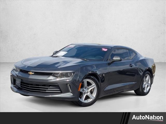 Nightfall Gray Metallic 2018 Chevrolet Camaro 1LT Coupe RWD Coupe Rear-Wheel Drive 8-Speed Automatic