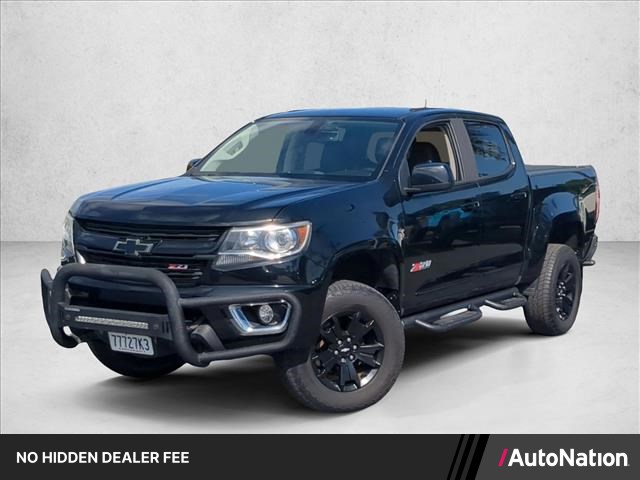Black 2018 Chevrolet Colorado Pickup Truck Four-Wheel Drive 8-Speed Automatic
