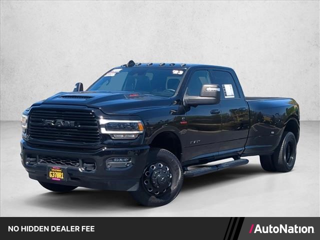 Diamond Black Crystal Pearlcoat 2023 RAM 3500 Pickup Truck Four-Wheel Drive 6-Speed Automatic