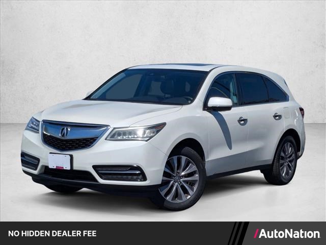 White 2016 Acura MDX SUV / Crossover All-Wheel Drive Automatic
