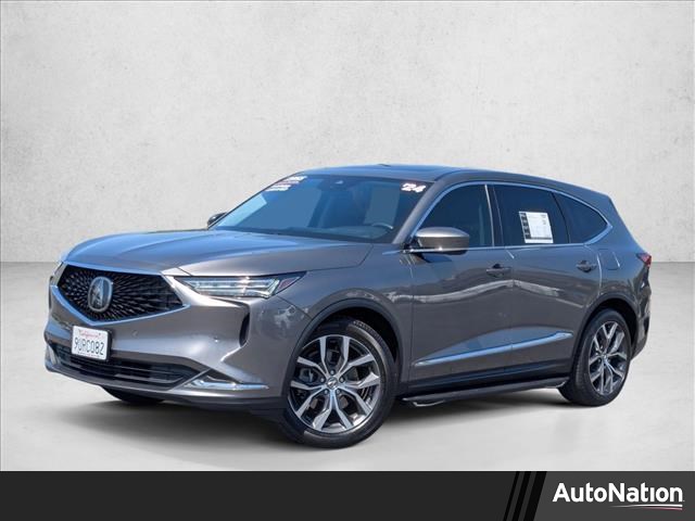 Silver/Gray 2024 Acura MDX SH-AWD with Technology Package SUV / Crossover All-Wheel Drive Automatic