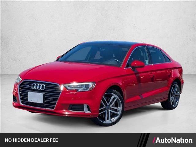 Orange (Tango Red Metallic) 2019 Audi A3 Sedan All-Wheel Drive Automatic
