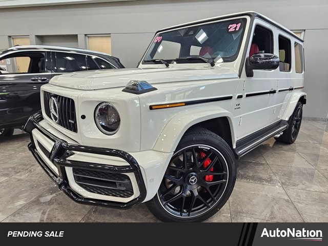 Polar White 2021 Mercedes-Benz G-Class AMG G 63 4MATIC SUV / Crossover All-Wheel Drive Automatic