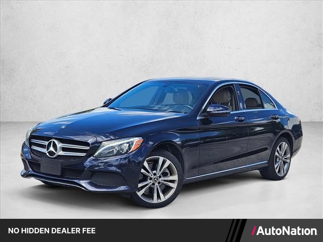 Lunar Blue Metallic 2018 Mercedes-Benz C-Class C 300 Sedan 4MATIC Sedan All-Wheel Drive Automatic