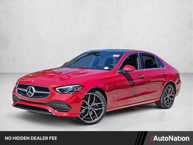 Manufaktur Patagonia Red Metallic 2026 Mercedes-Benz C-Class Sedan Rear-Wheel Drive Automatic