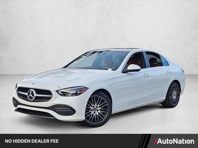 Polar White 2026 Mercedes-Benz C-Class Sedan Rear-Wheel Drive Automatic