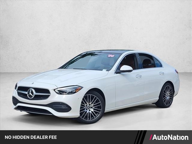 Polar White 2026 Mercedes-Benz C-Class Sedan Rear-Wheel Drive Automatic