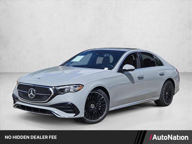 Gray (Manufaktur Alpine Grey) 2026 Mercedes-Benz E-Class E 450 4MATIC Sedan All-Wheel Drive Automatic