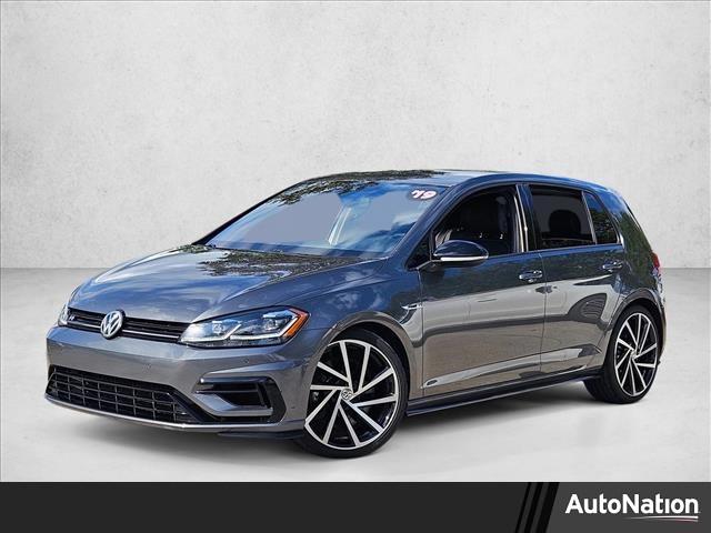 Indium Gray Metallic 2019 Volkswagen Golf R AWD Hatchback All-Wheel Drive 7-Speed Automatic