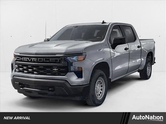 Sterling Gray Metallic 2026 Chevrolet Silverado 1500 Custom Crew Cab RWD Pickup Truck 4X2 8-Speed Automatic