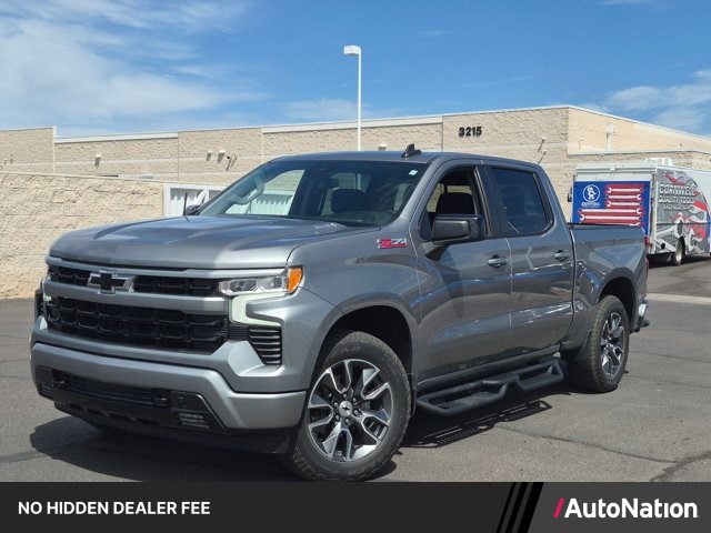Sterling Gray Metallic 2023 Chevrolet Silverado 1500 Pickup Truck Four-Wheel Drive Automatic