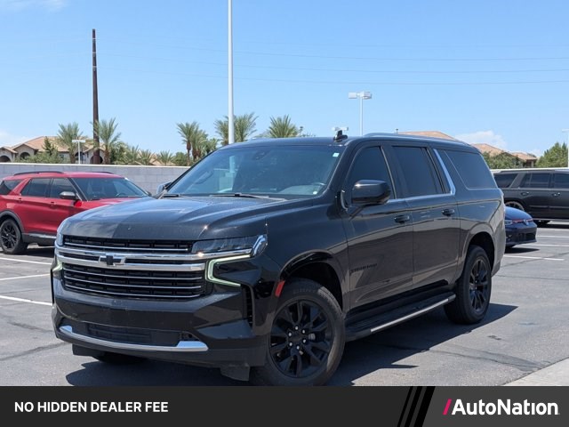 Black 2021 Chevrolet Suburban SUV / Crossover Four-Wheel Drive Automatic