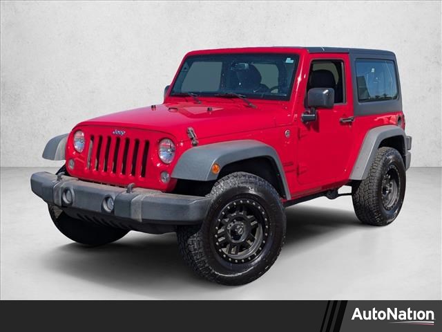 Firecracker Red Clear Coat 2015 Jeep Wrangler Sport 4WD SUV / Crossover Four-Wheel Drive 6-Speed Manual