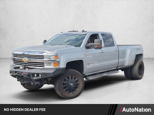 Silver Ice Metallic 2016 Chevrolet Silverado 3500HD Pickup Truck Four-Wheel Drive 6-Speed Automatic