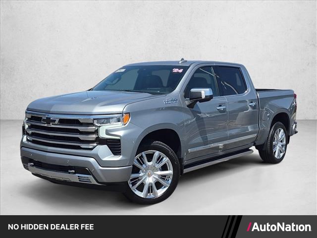 Sterling Gray Metallic 2024 Chevrolet Silverado 1500 Pickup Truck Four-Wheel Drive Automatic