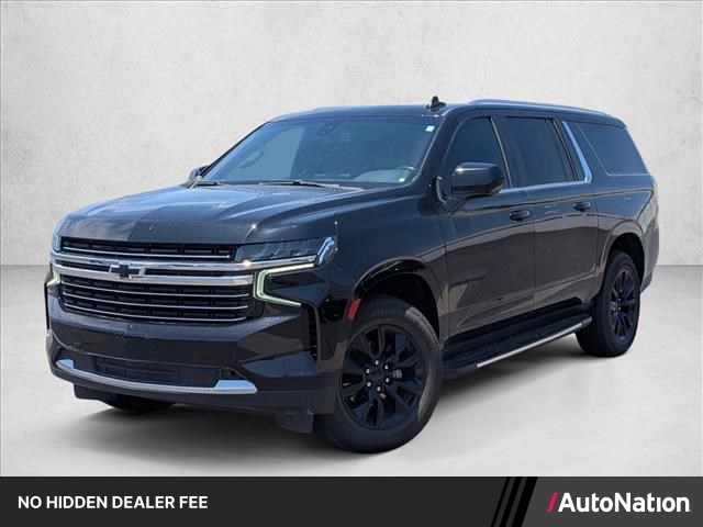 Black 2021 Chevrolet Suburban SUV / Crossover Four-Wheel Drive Automatic