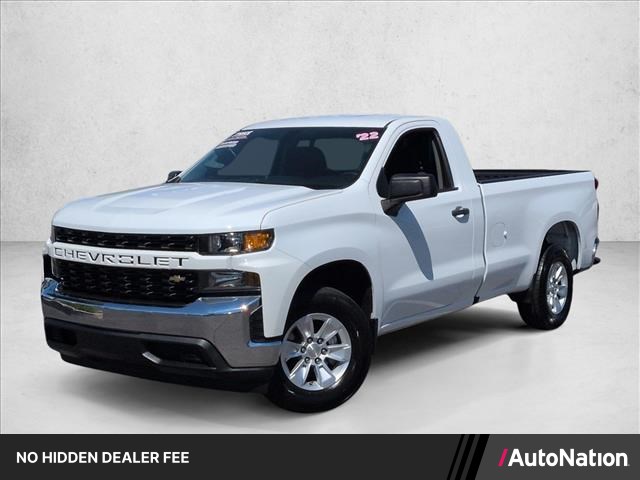 Summit White 2022 Chevrolet Silverado 1500 Pickup Truck 4X2 8-Speed Automatic