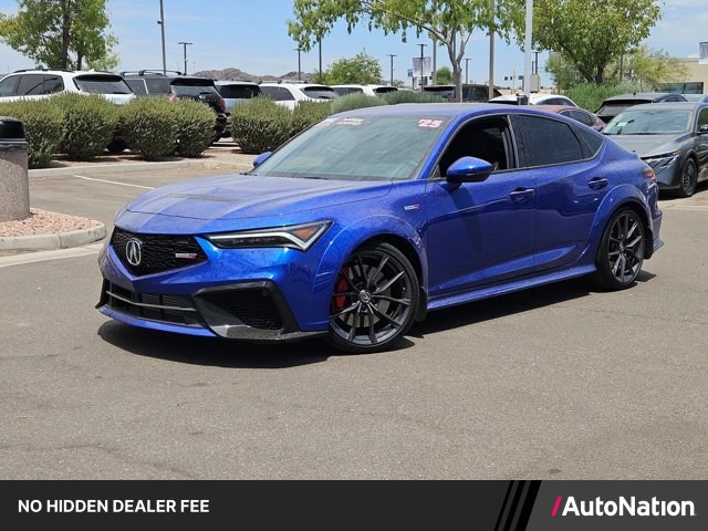 Blue 2025 Acura Integra Sedan Front-Wheel Drive 6-Speed Manual