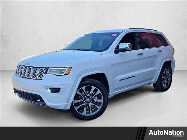 Bright White Clearcoat 2018 Jeep Grand Cherokee Overland SUV / Crossover 4X2 8-Speed Automatic