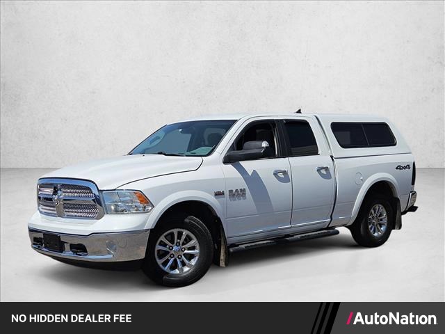 Bright White Clearcoat 2018 RAM 1500 Pickup Truck Four-Wheel Drive 8-Speed Automatic
