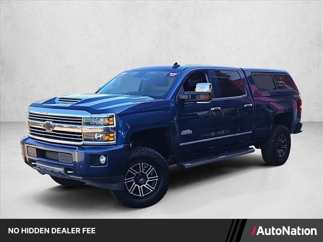 Deep Ocean Blue Metallic 2017 Chevrolet Silverado 2500HD Pickup Truck Four-Wheel Drive 6-Speed Automatic